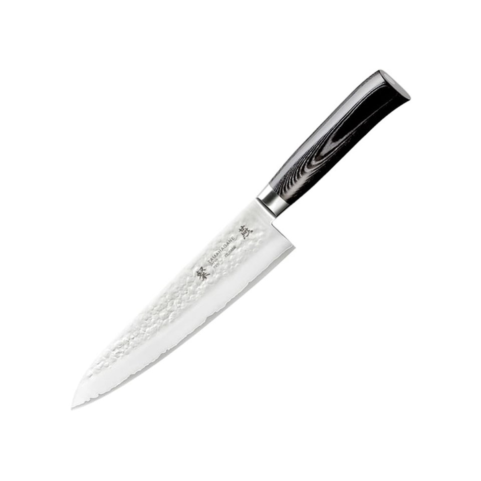 San tsubame kockkniv stål 21 cm, stål från Tamahagane