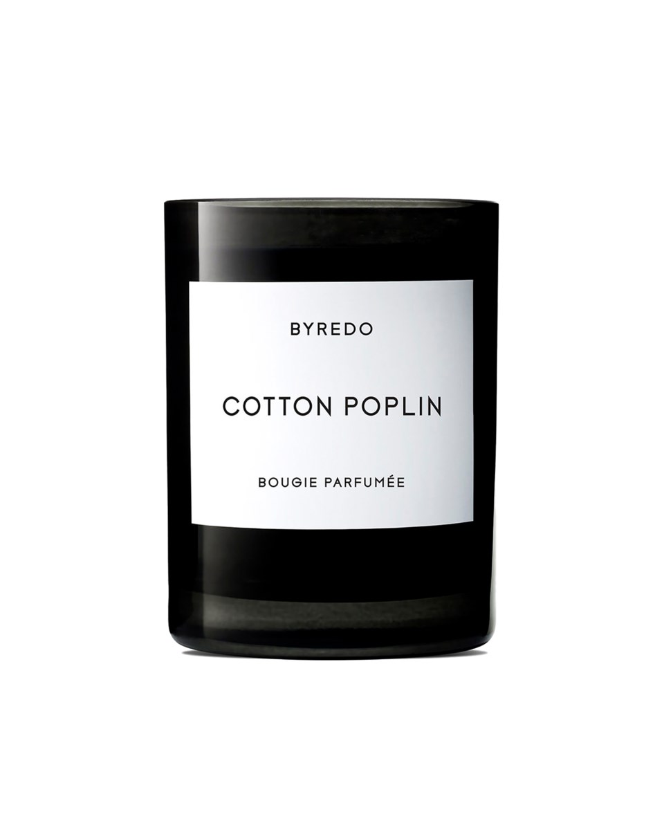 Cotton poplin candle svart 240 g, svart från BYREDO