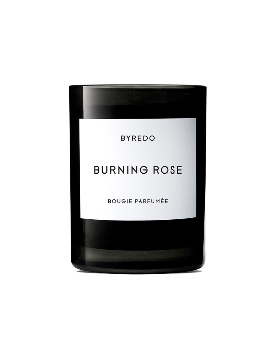 Burning rose candle svart 240 g, svart från BYREDO