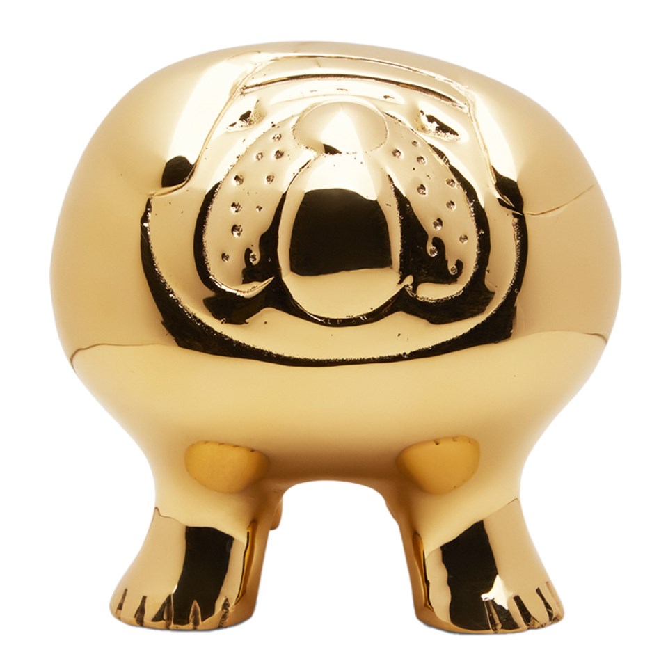 Lisa larson x skultuna hund mässing 6.8 cm, mässing från Skultuna