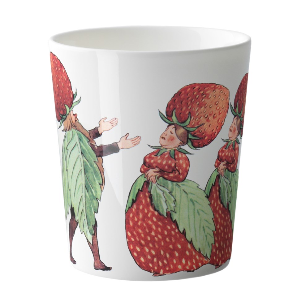 Elsa beskow mugg familjen jordgubbe 28 cl, familjen jordgubbe från Design House Stockholm