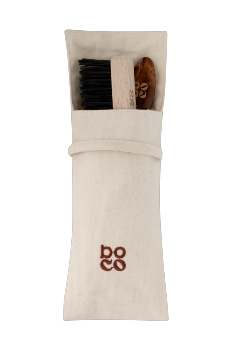 Hairbrush pouch neutral