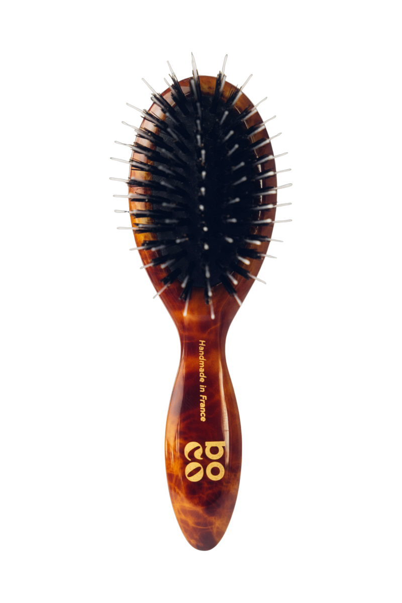 Signature hairbrush boar & nylon brun