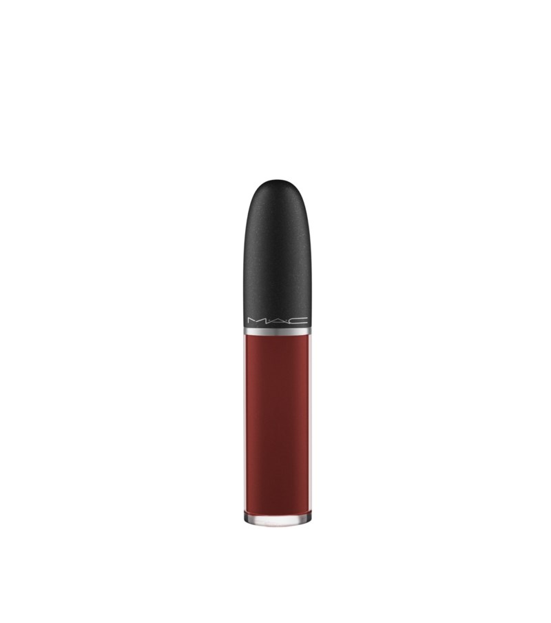 Retro matte liquid lip colour metallic rose 1