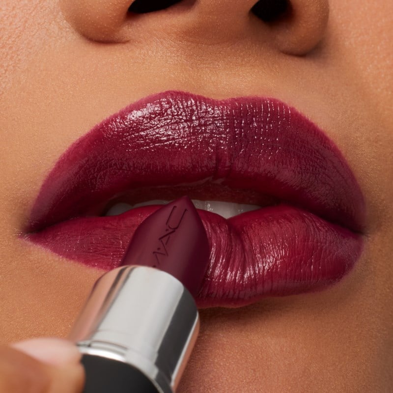 MAC Cosmetics Macximal Sleek Satin Lipstick Brave Red 3 g läppsmink dam – bild 3