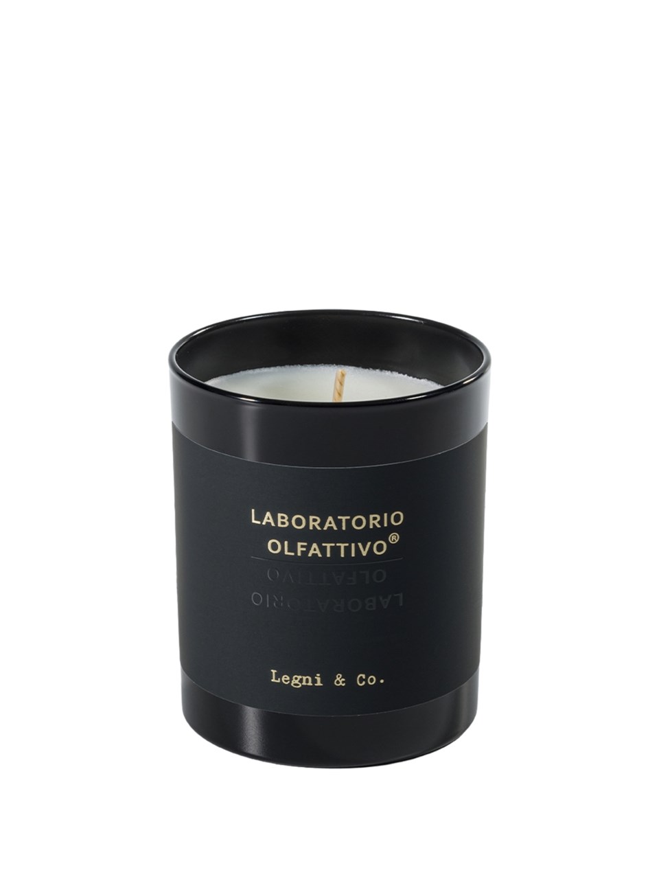 Legni and co scented candles svart 180 g, svart från Laboratorio Olfattivo