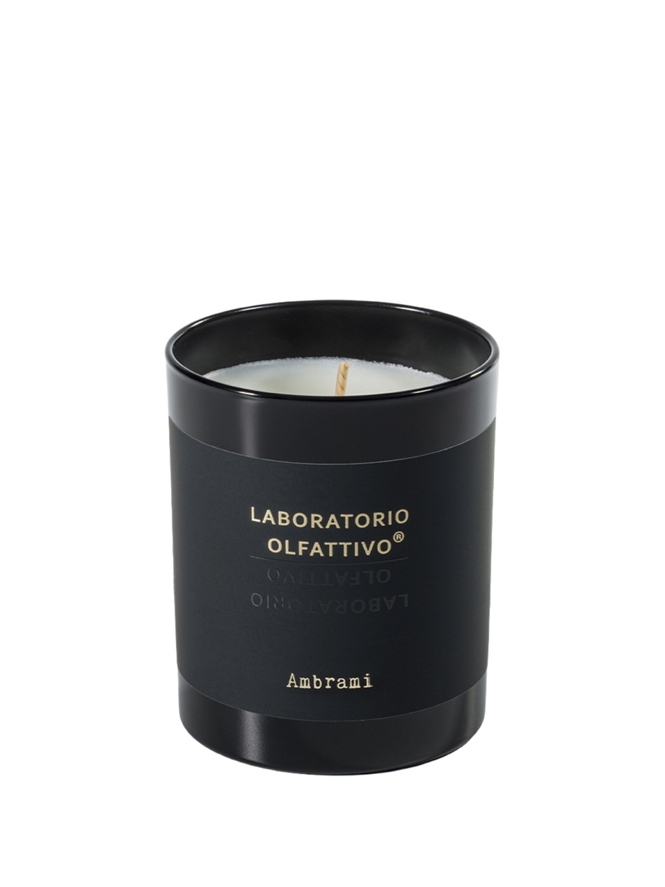 Ambrami scented candles svart 180 g, svart från Laboratorio Olfattivo