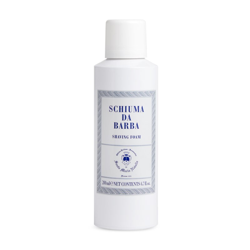 Shaving foam transparent