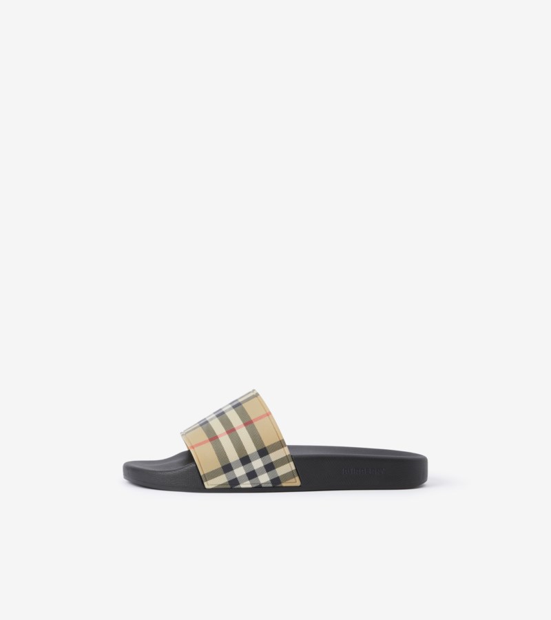 Burberry Tofflor check slides dam – bild 4
