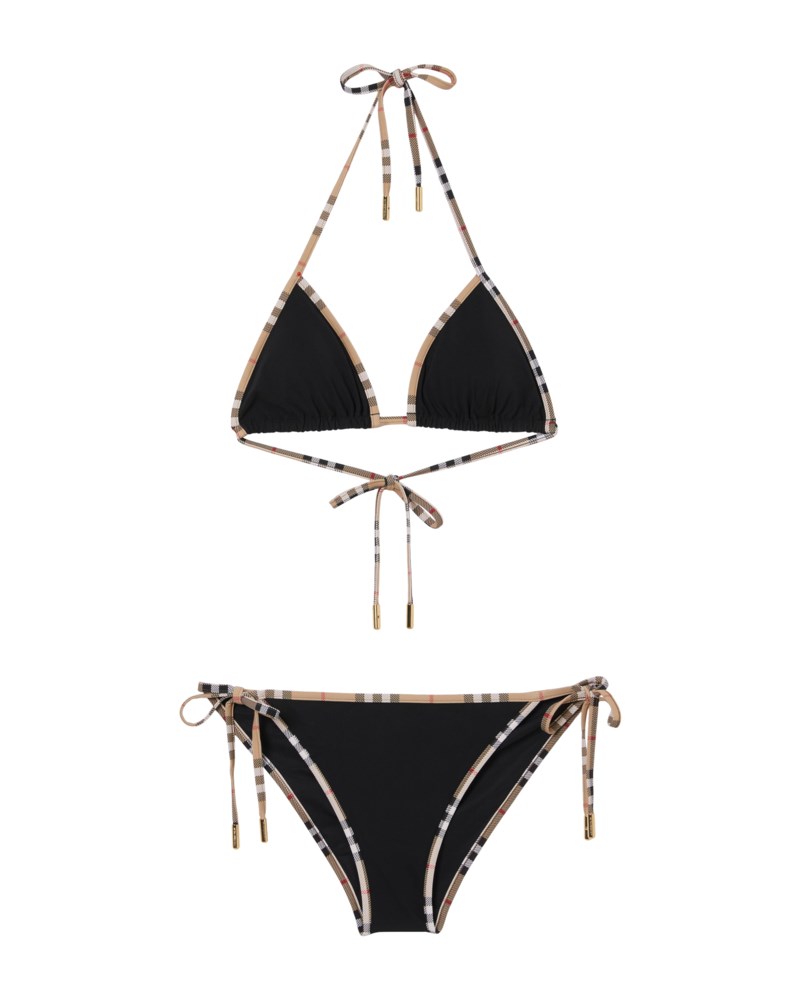 Bikini check trim