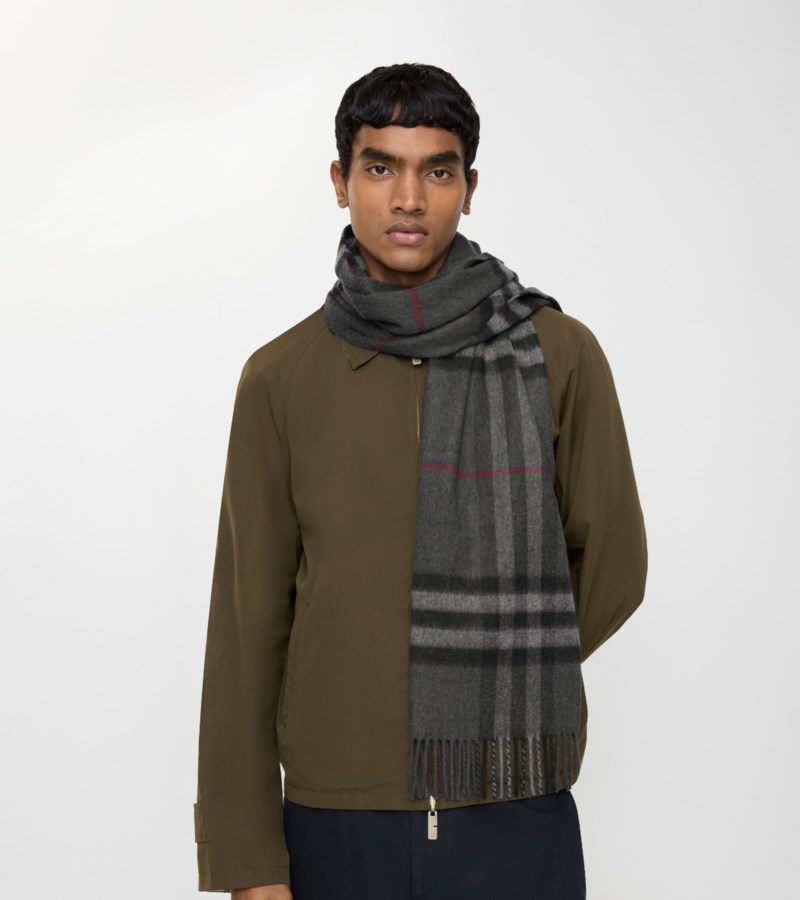 Burberry Scarf check cashmere scarves dam – bild 4