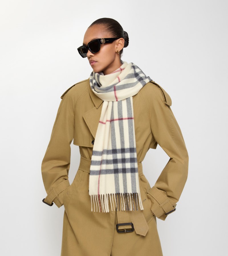 Burberry Scarf check cashmere halsdukar & sjalar dam – bild 2