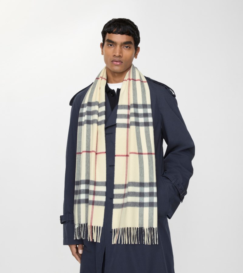Burberry Scarf check cashmere halsdukar & sjalar dam – bild 4