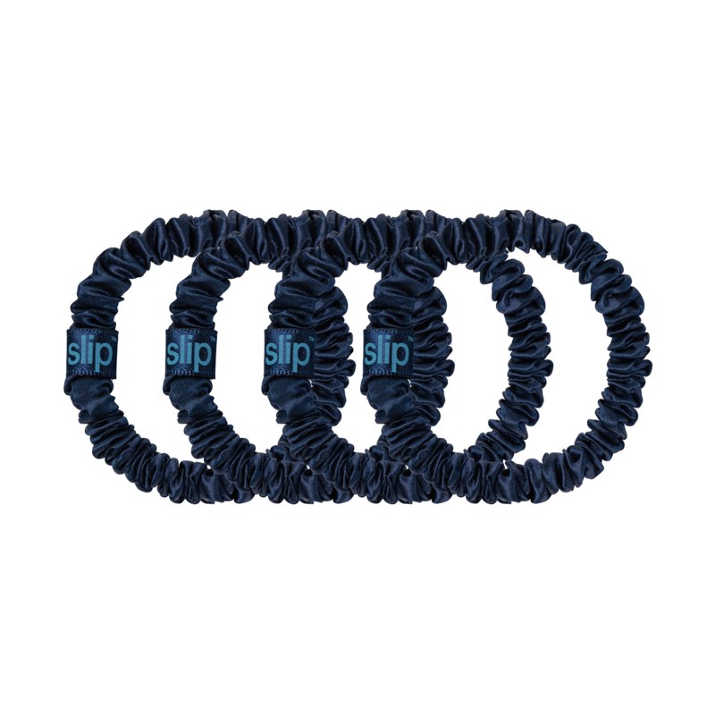 Skinny scrunchies navy 2