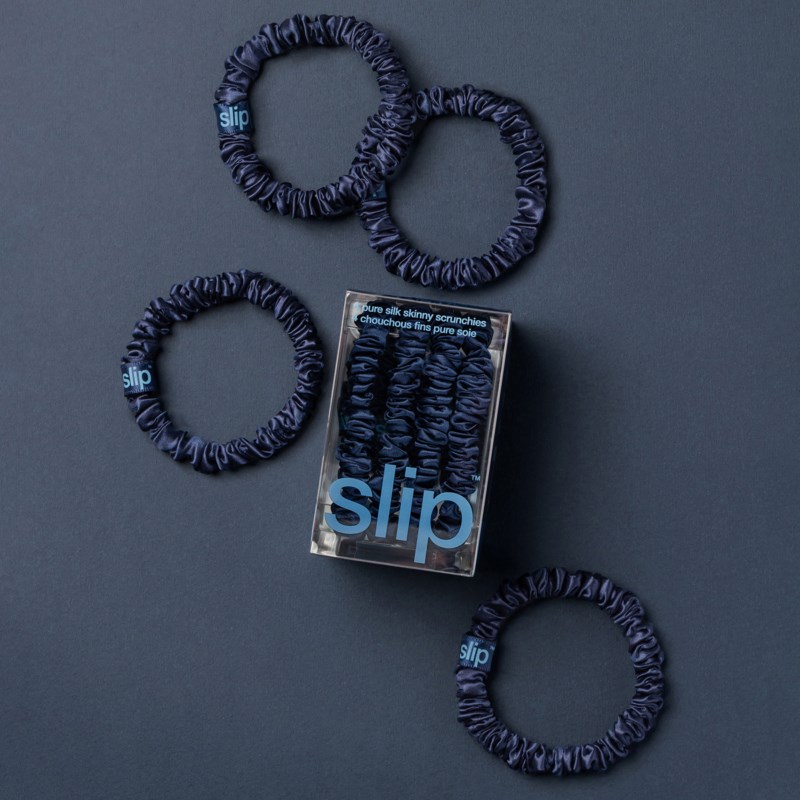 Skinny scrunchies navy 3