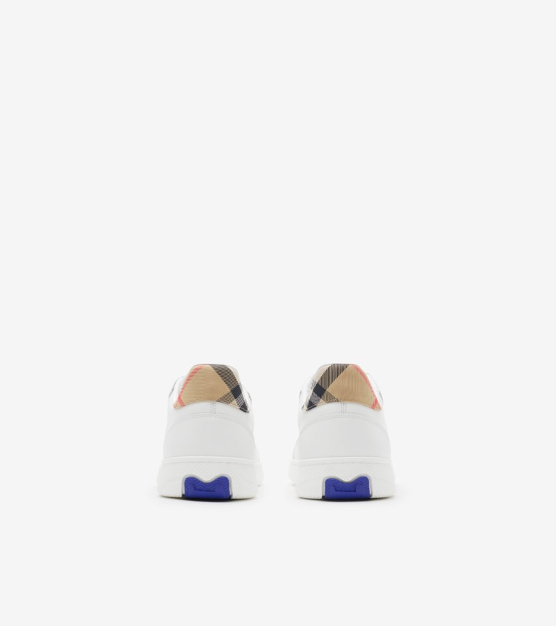 Burberry Sneakers leather and check terrace dam – bild 4