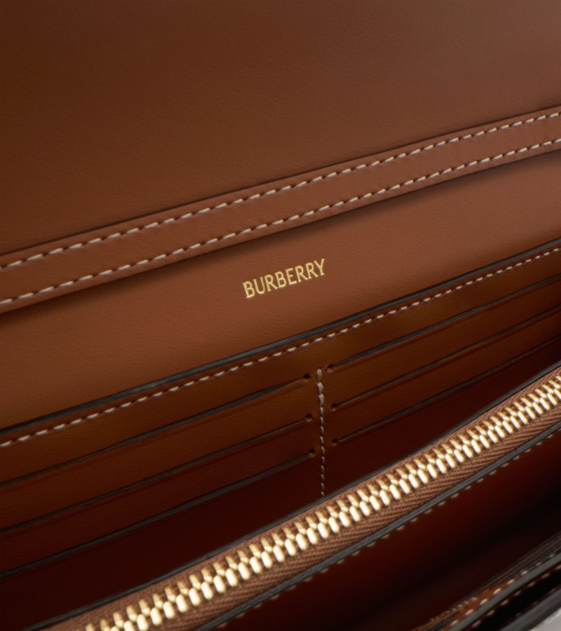Burberry Väska check chain strap wallet dam – bild 6
