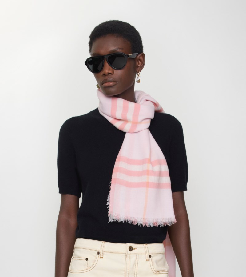 Burberry Scarf wide check wool scarves dam – bild 2