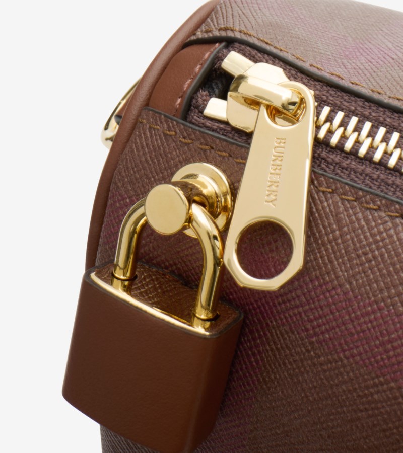 Burberry Medium check bowling bag weekendväskor dam – bild 4