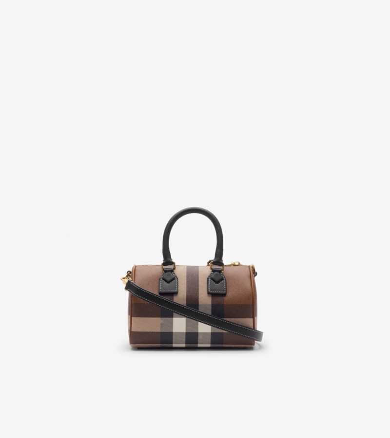 Burberry Mini check bowling bag handväskor dam – bild 3