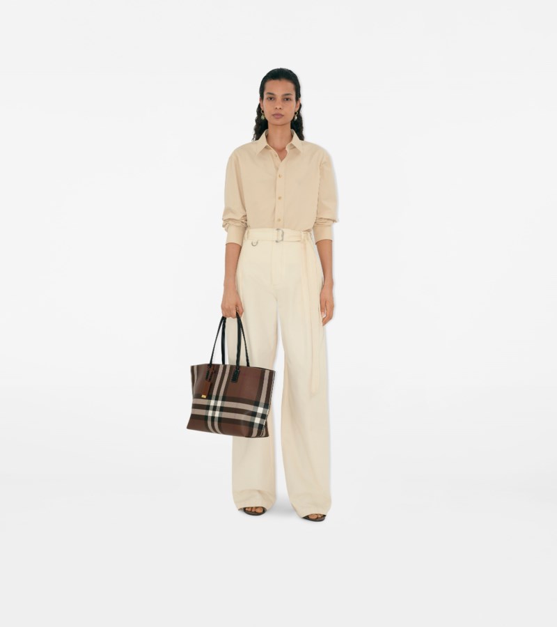 Burberry Medium check tote shoppingväskor & totes dam – bild 2