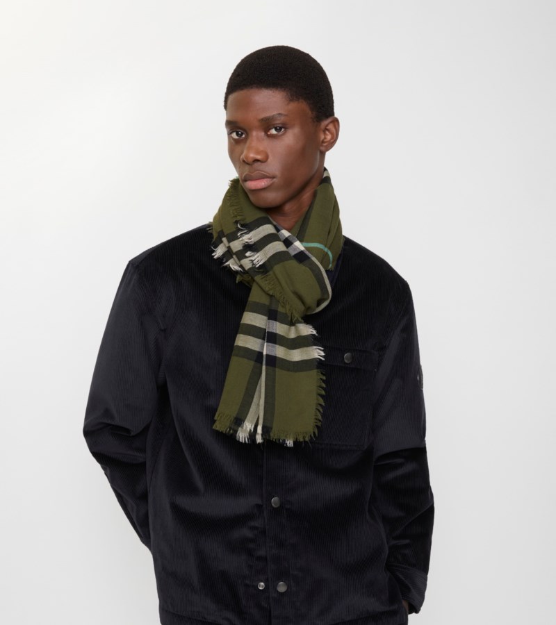 Burberry Scarf wide check wool scarves dam – bild 2