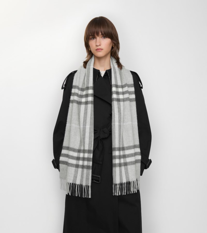 Burberry Scarf check cashmere scarves dam – bild 2