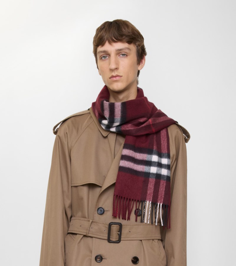 Burberry Scarf check cashmere scarves dam – bild 2