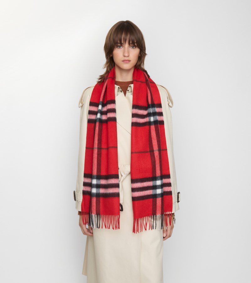 Burberry Scarf check cashmere scarves dam – bild 2