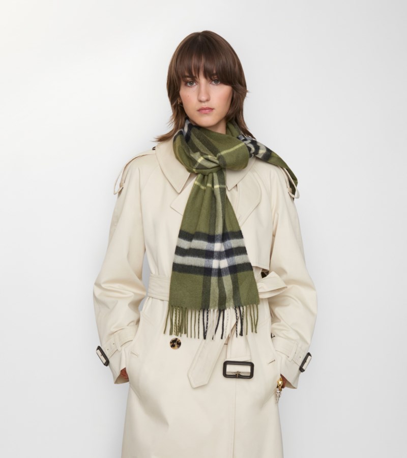Burberry Scarf check cashmere scarves dam – bild 2