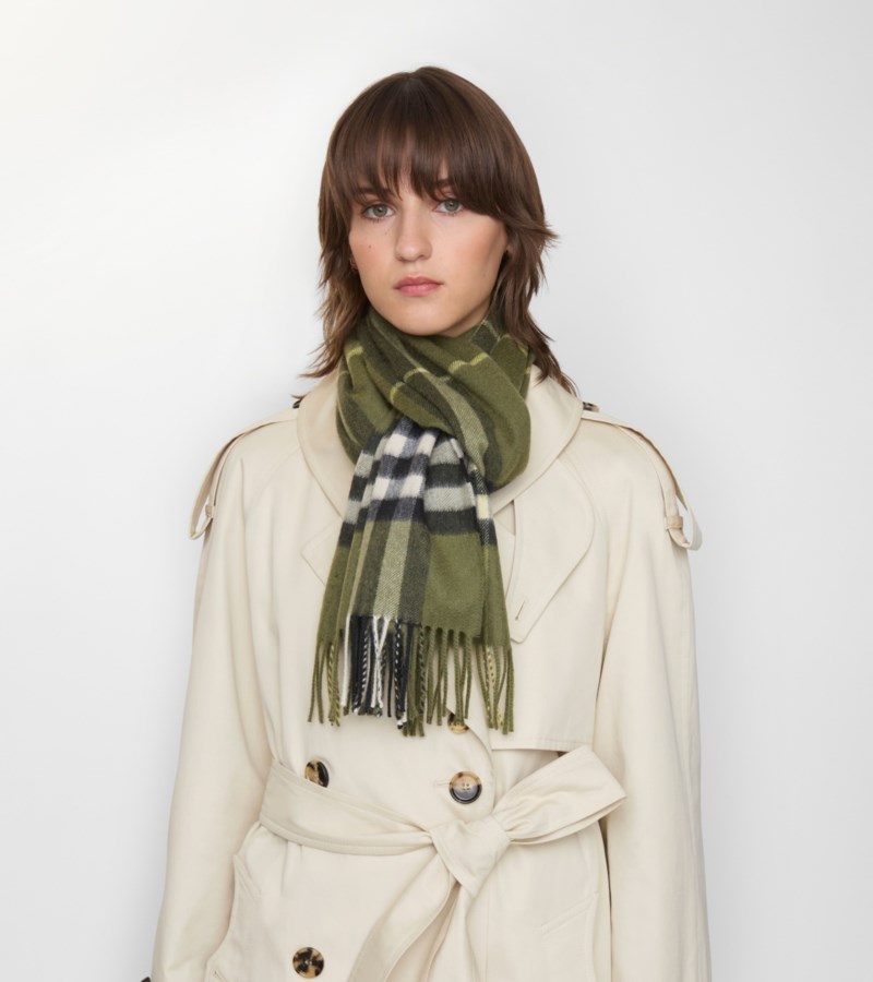 Burberry Scarf check cashmere scarves dam – bild 3