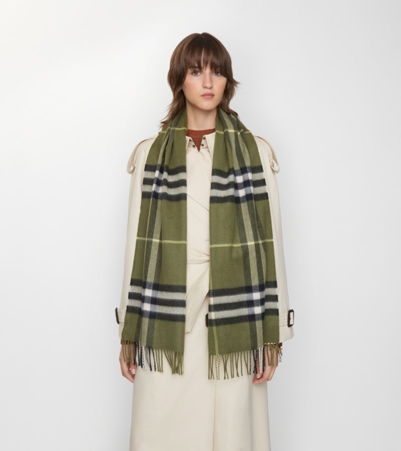 Burberry Scarf check cashmere scarves dam – bild 4