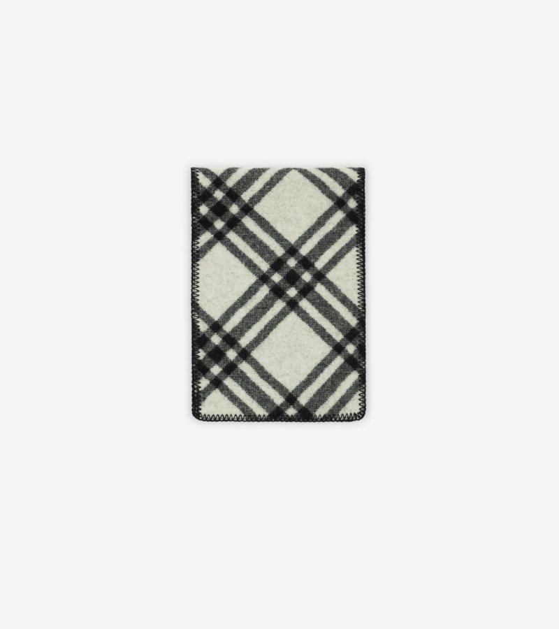 Burberry Scarf check wool halsdukar dam – bild 6