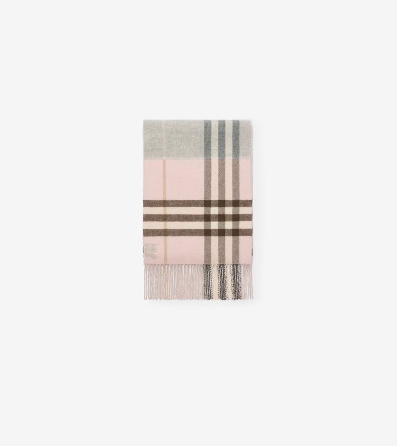 Burberry Scarf contrast check cashmere scarves dam – bild 3