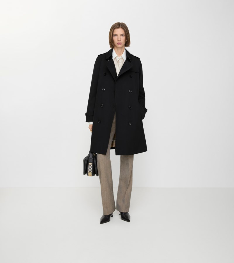 Burberry Trenchcoat mid-length kensington heritage kappor & rockar dam – bild 2