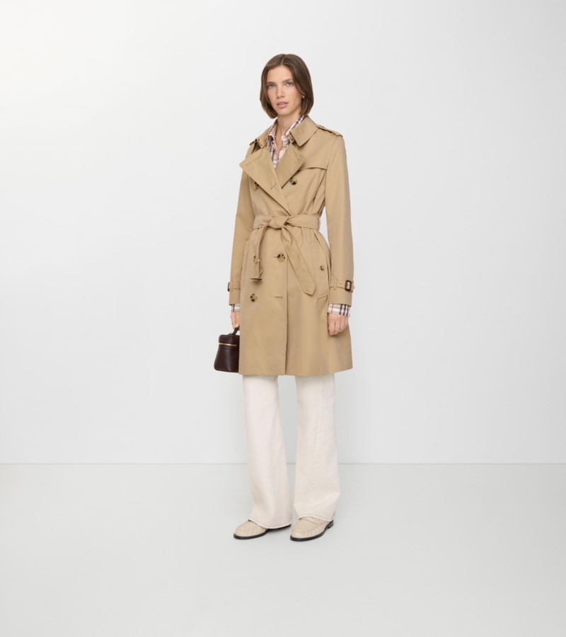 Burberry Trenchcoat mid-length kensington heritage kappor & rockar dam – bild 2