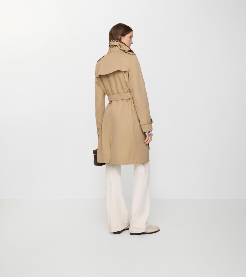 Burberry Trenchcoat mid-length kensington heritage kappor & rockar dam – bild 4