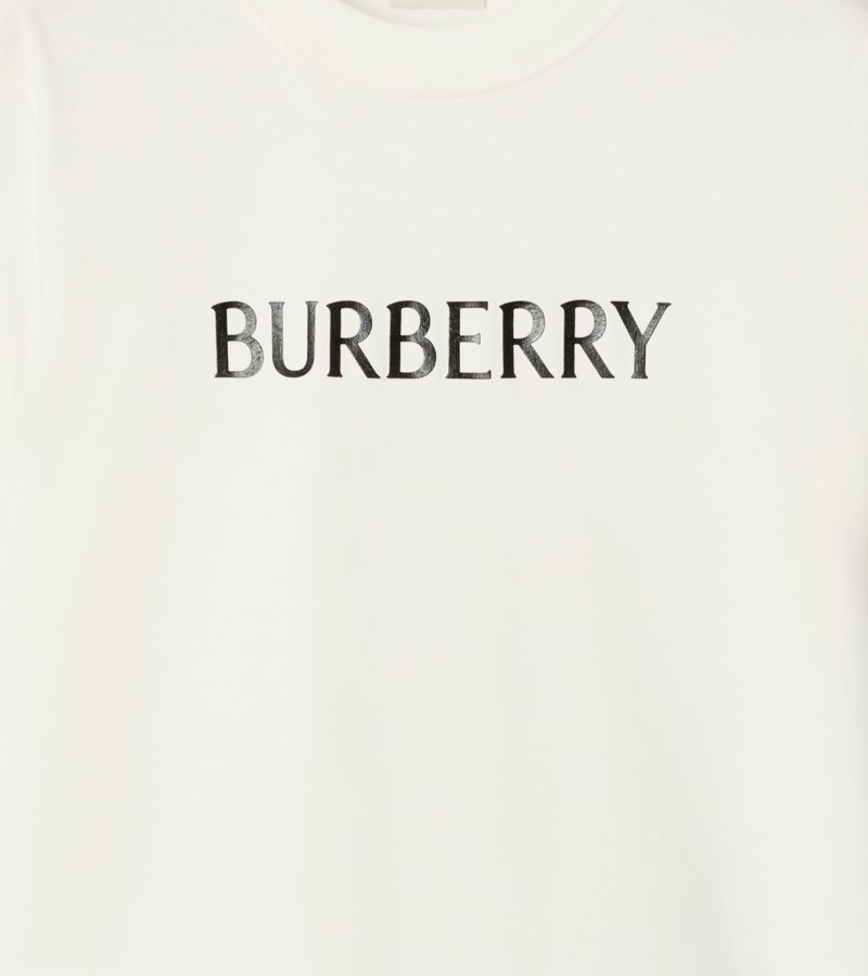Burberry T-shirt logo cotton dam – bild 3