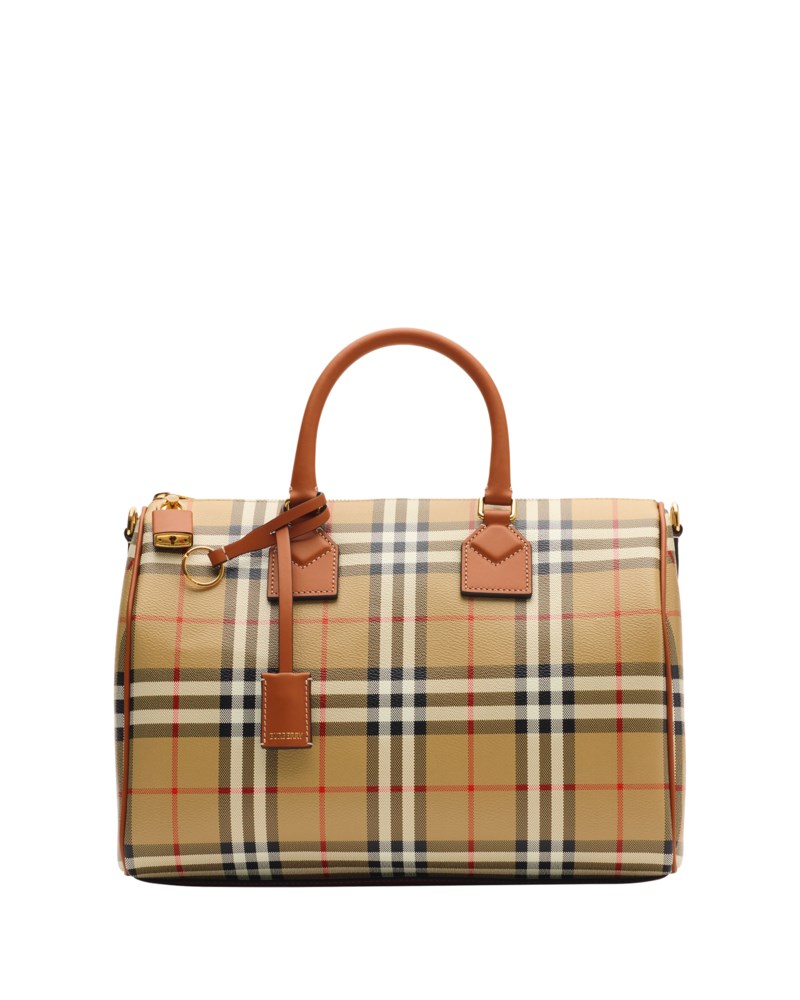 Medium check bowling bag