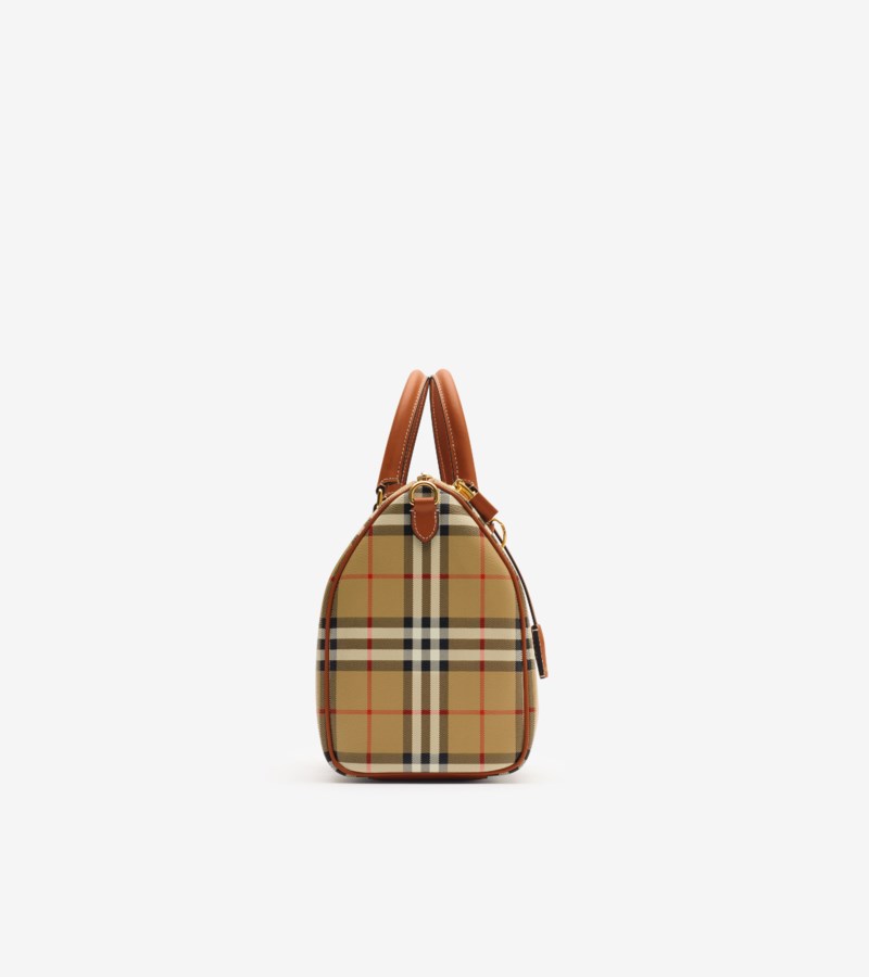 Burberry Medium check bowling bag weekendväskor dam – bild 4