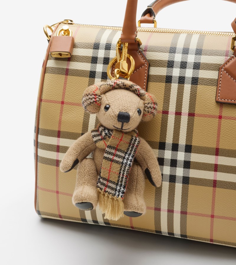 Burberry Medium check bowling bag weekendväskor dam – bild 5