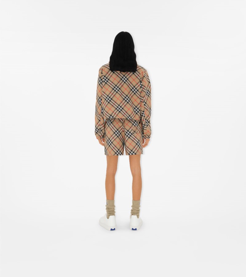 Burberry Jacka cropped reversible check dam – bild 4