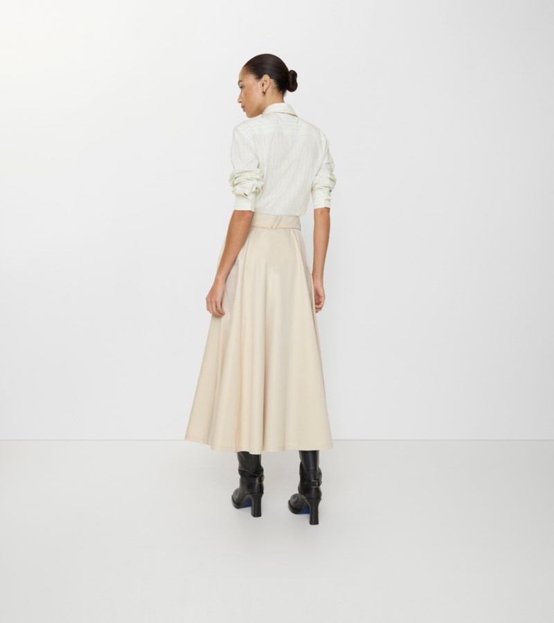 Burberry Kjol gabardine trench midi dam – bild 2