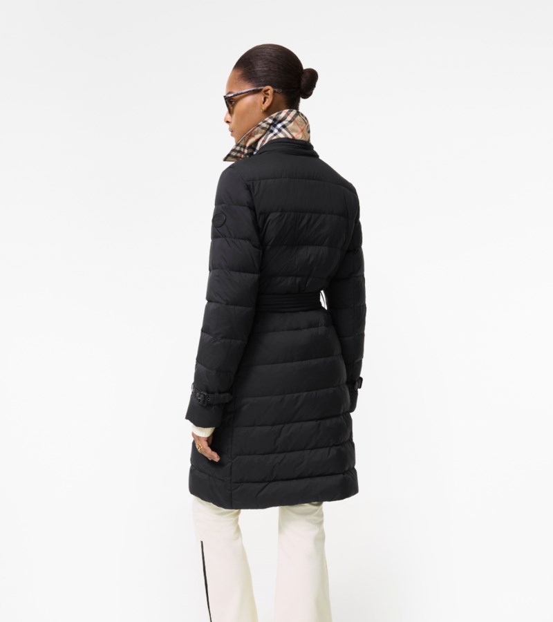 Burberry Mid-length nylon audley puffer coat jackor dam – bild 2