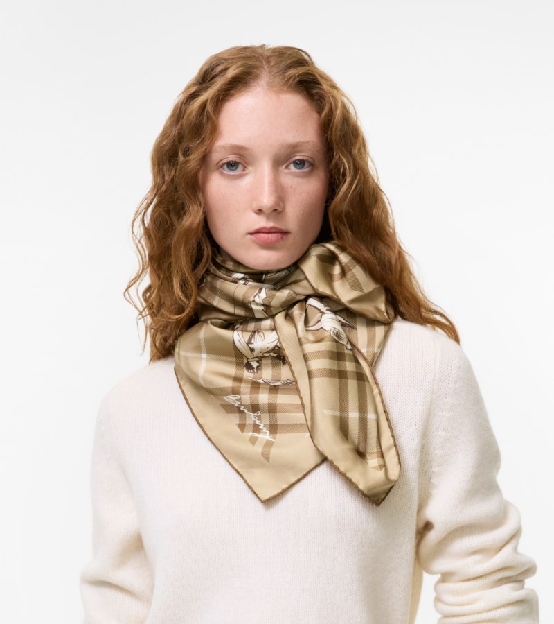 Burberry Scarf check mates silk halsdukar & sjalar dam – bild 3