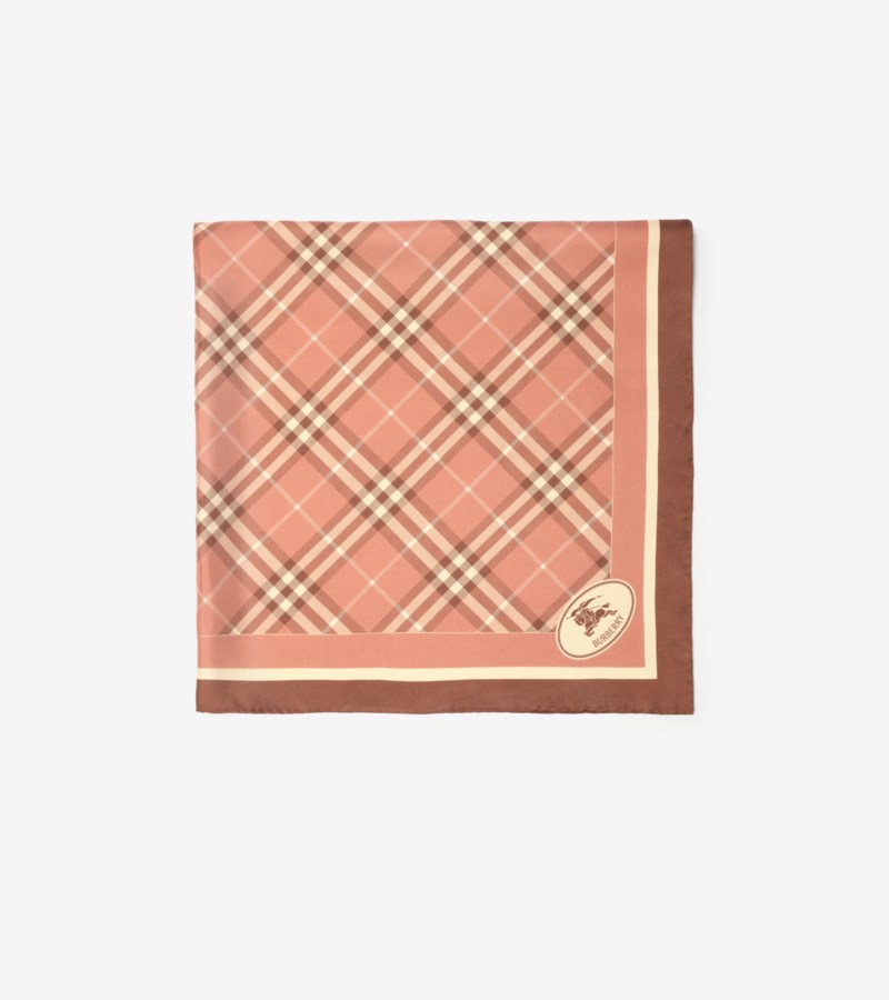 Burberry Scarf check knight stamp silk halsdukar & sjalar dam – bild 4