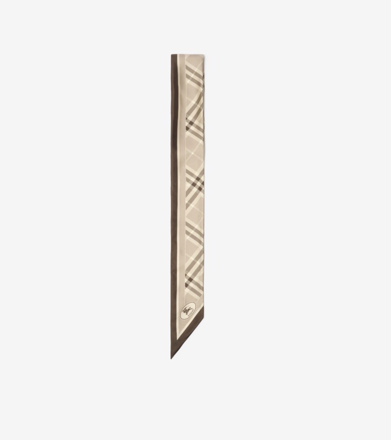 Burberry Skinny check silk scarf scarves dam – bild 3