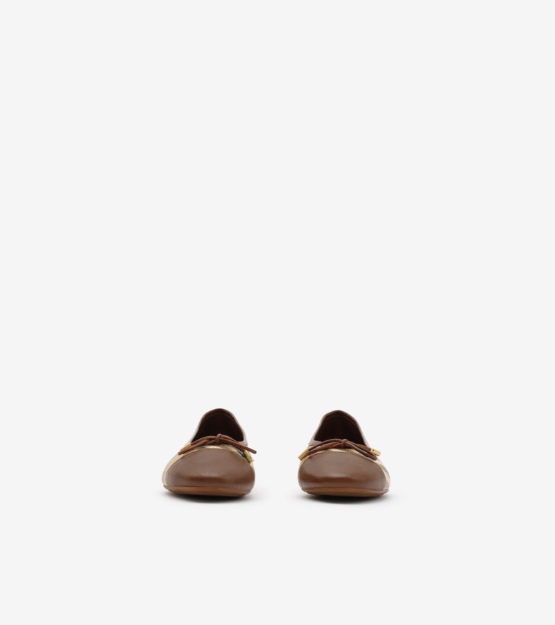 Burberry Ballerina check canvas highgate ballerinaskor dam – bild 3