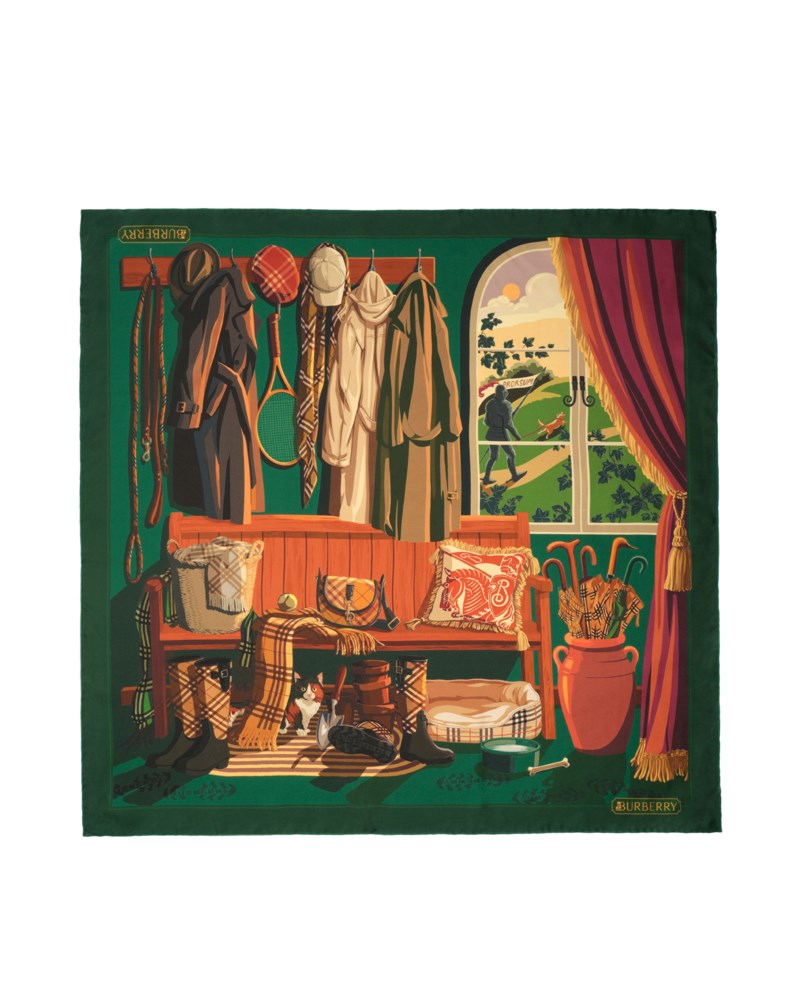 Knight & day silk scarf