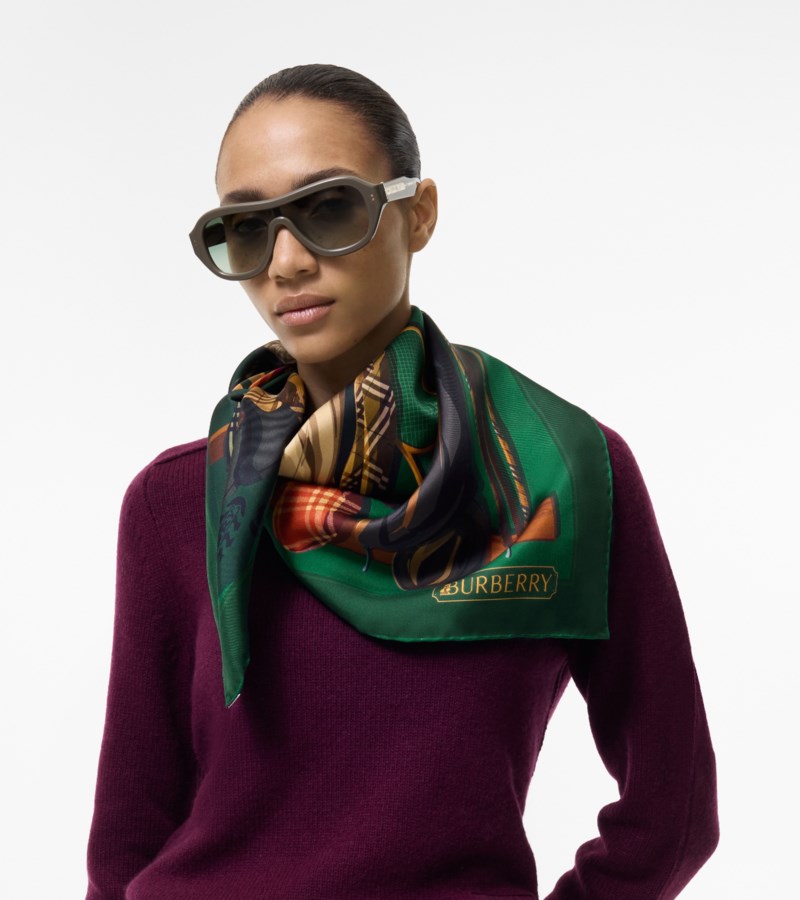 Burberry Knight & day silk scarf halsdukar & sjalar dam – bild 2